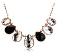 Carlo US jewelry Korean Fashion Water Crystal Necklace