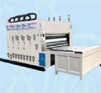 Four-color printing slotting machine